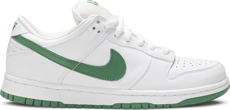 Лимитированные кроссовки Nike Dunk Low Pro SB 'White Classic Green', белый - фото