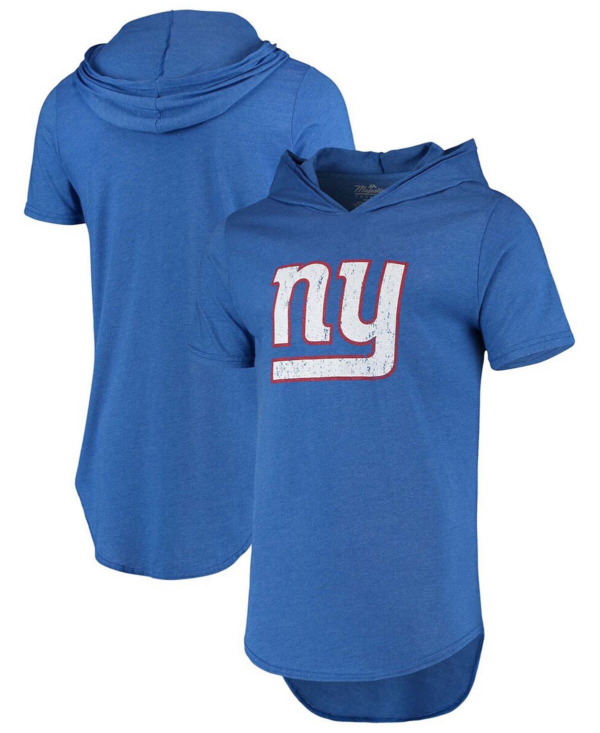 

Мужская футболка с капюшоном royal new york giants primary logo tri-blend Majestic, мульти