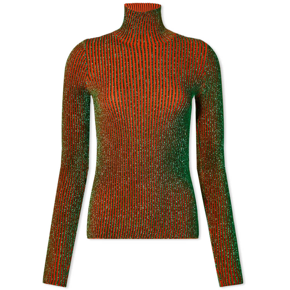 

Топ Jean Paul Gaultier High Neck Lurex Knit Top