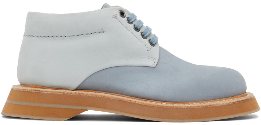 

Синие рабочие ботинки на шнуровке Les Chaussures Bricolo Jacquemus