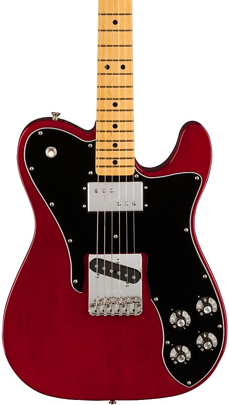 цена Fender American Vintage II 1977 Telecaster Custom MP Wine с футляром Fender American II Telecaster MP Wine w/case