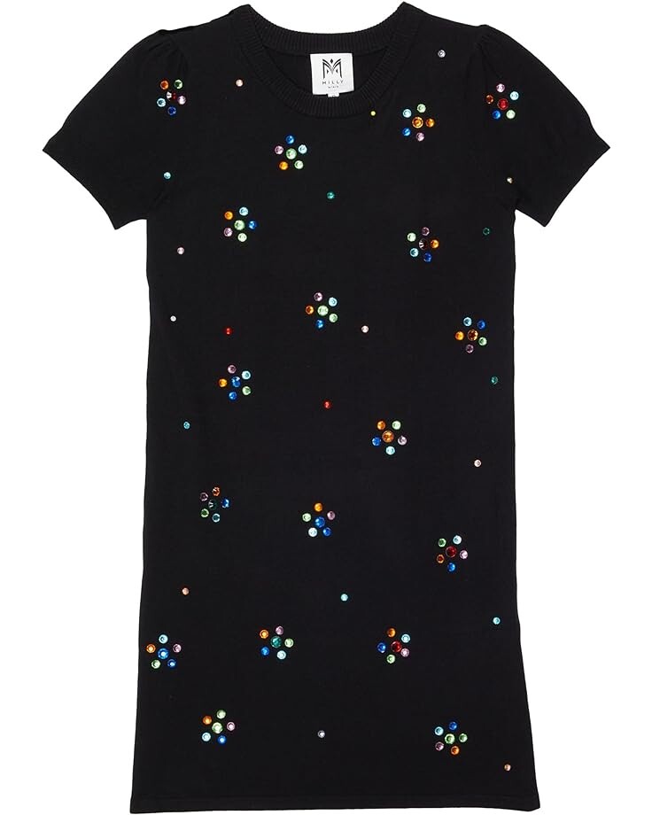 

Платье MILLY MINIS Beaded Sweaterdress, черный