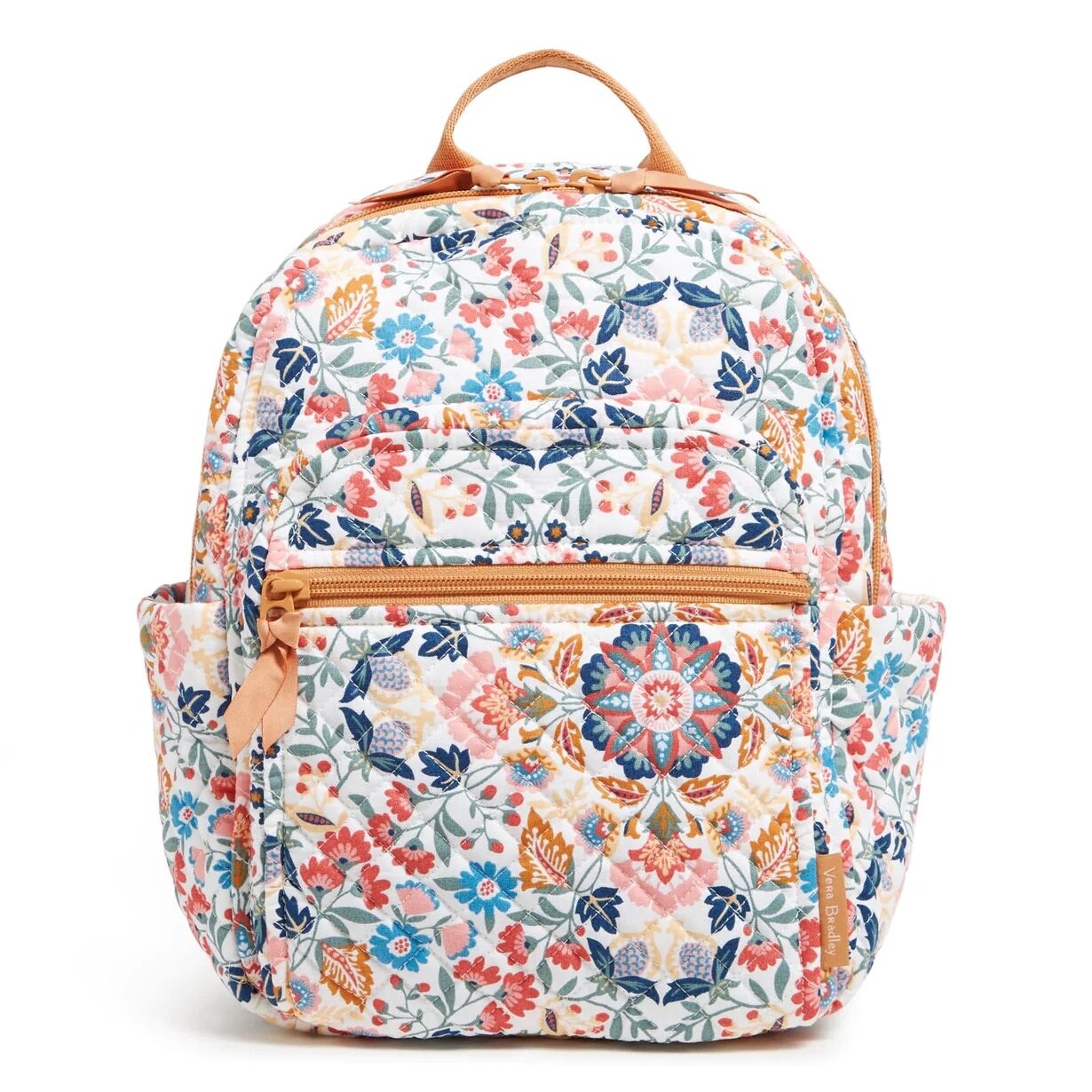 

Рюкзак Vera Bradley Cotton Small Women's, белый/мультиколор