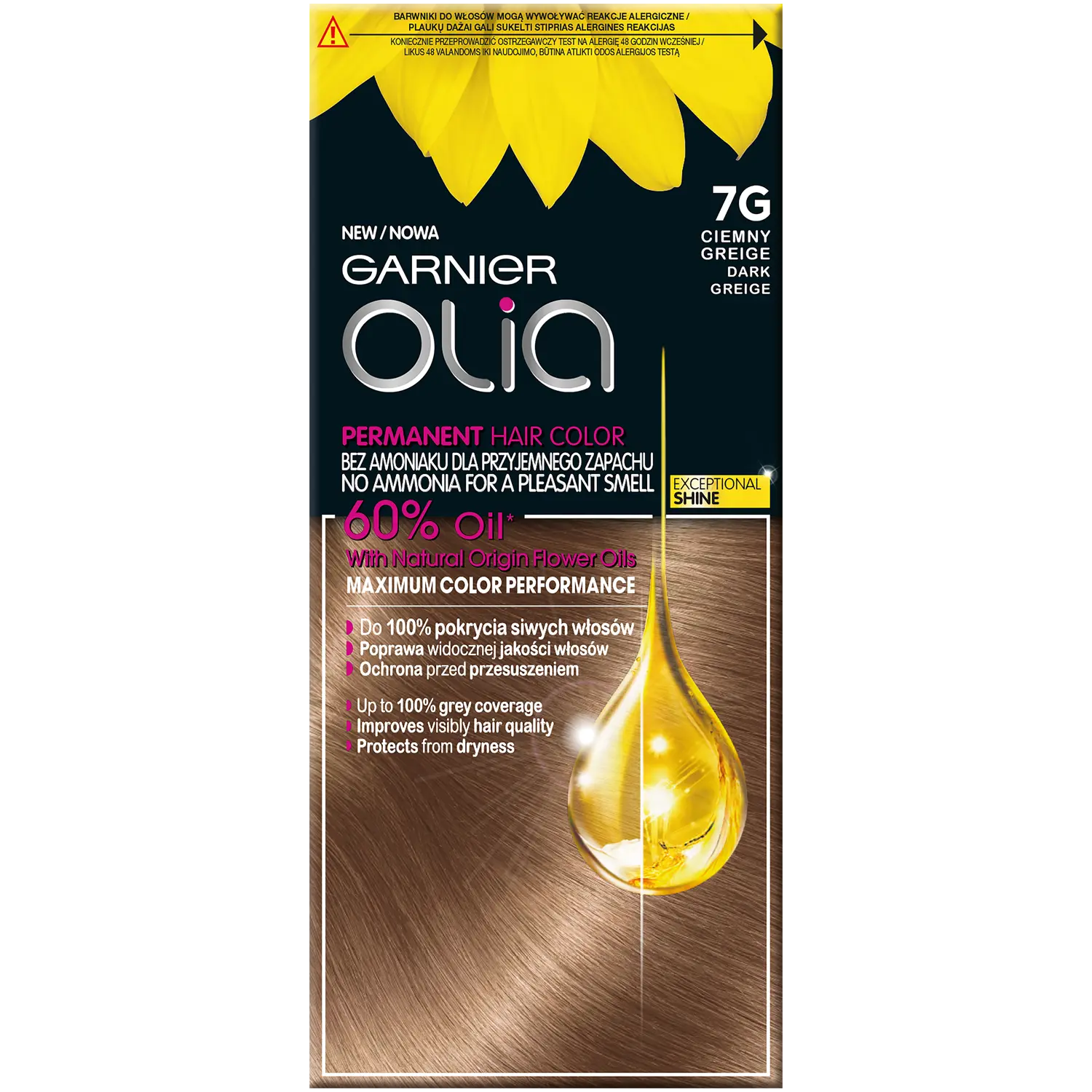 

Garnier Olia краска для волос 7G темно-серый, 1 упаковка