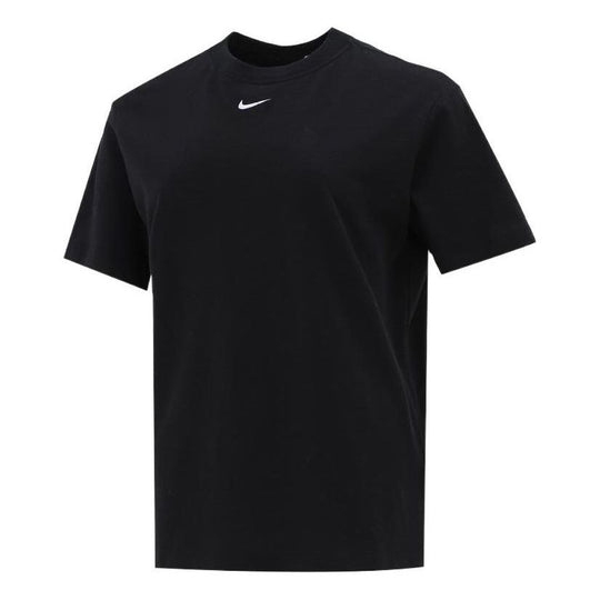 Футболка (WMNS) Nike Sportswear Essential Black T-Shirt DN5698-010, черный футболка men s nike logo plant pattern black t shirt dq1034 010 черный