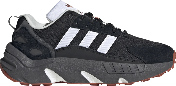 кроссовки adidas wmns zx 22 boost кремовый Кроссовки Adidas Wmns ZX 22 Boost 'Black Grey', черный