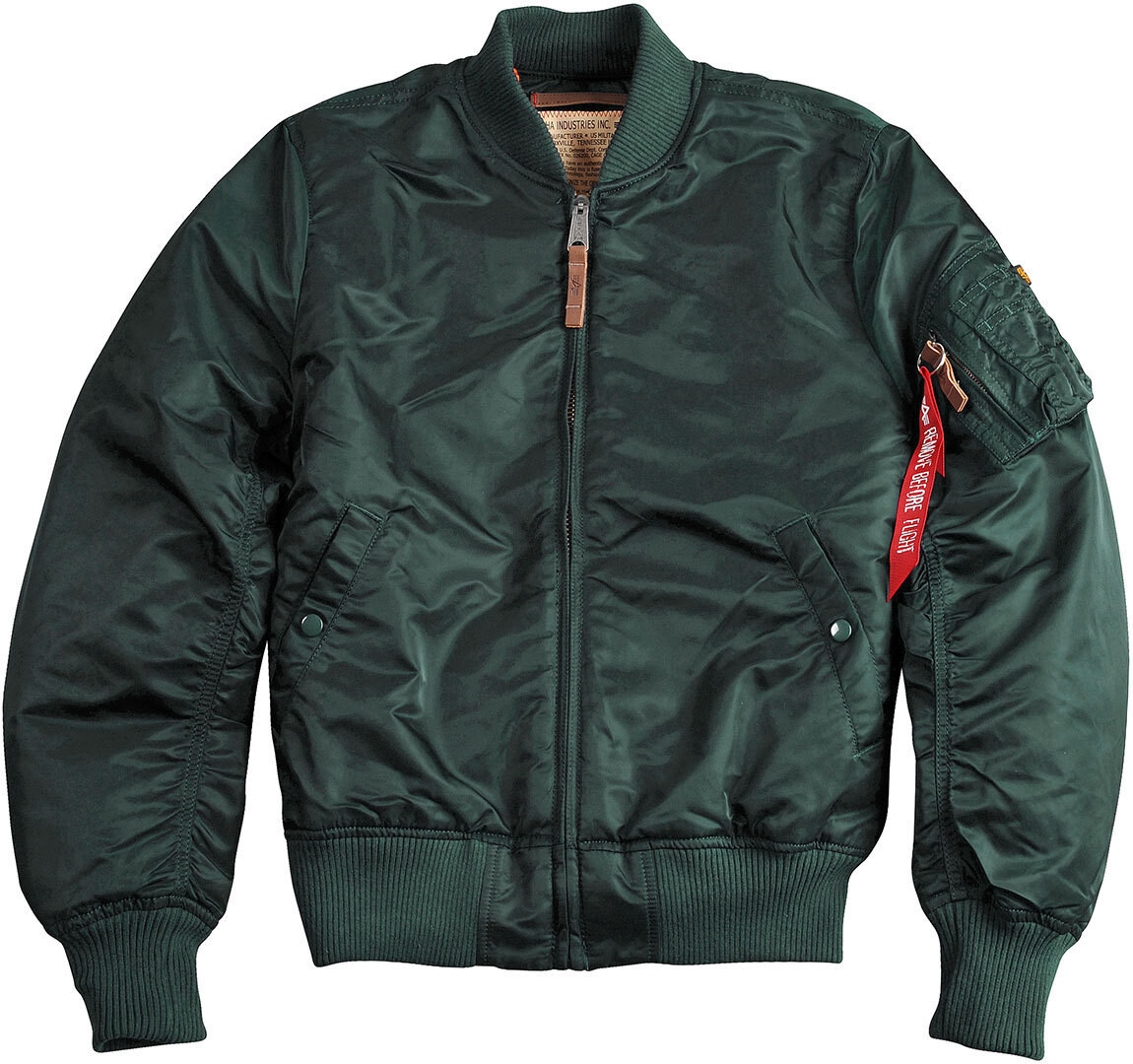 

Куртка Alpha Industries MA-1 VF 59, зелено-синяя