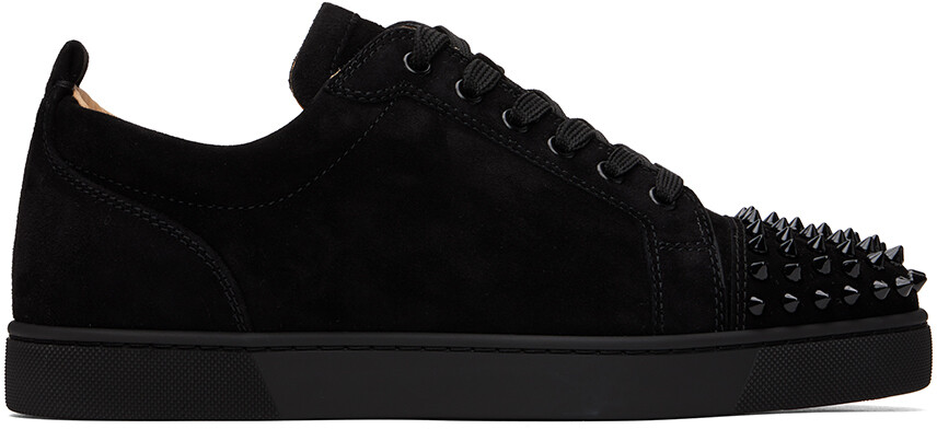 

Черные кроссовки Louis Junior Spikes Christian Louboutin
