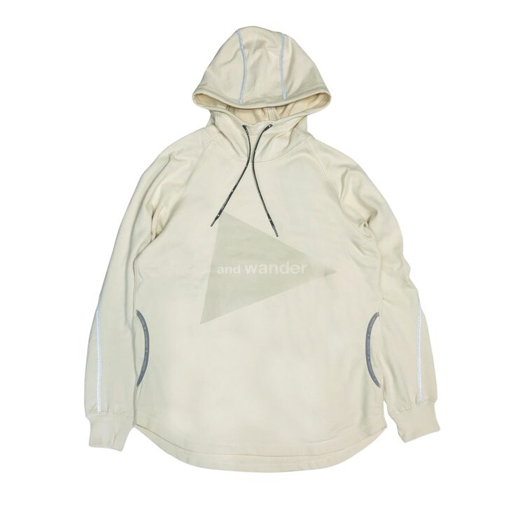 

Худи And Wander Sweat Hoodie 'Off White', белый
