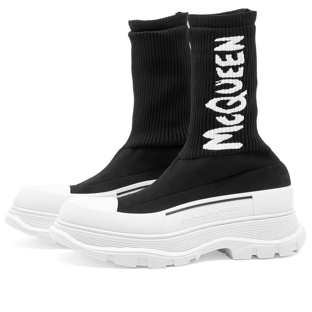 

Кроссовки Alexander McQueen Tread Slick Sock Logo Chunky Sole Sneaker