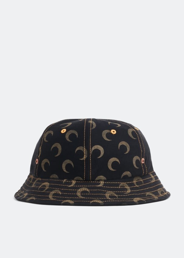 

Шляпа MARINE SERRE Denim bell hat, черный