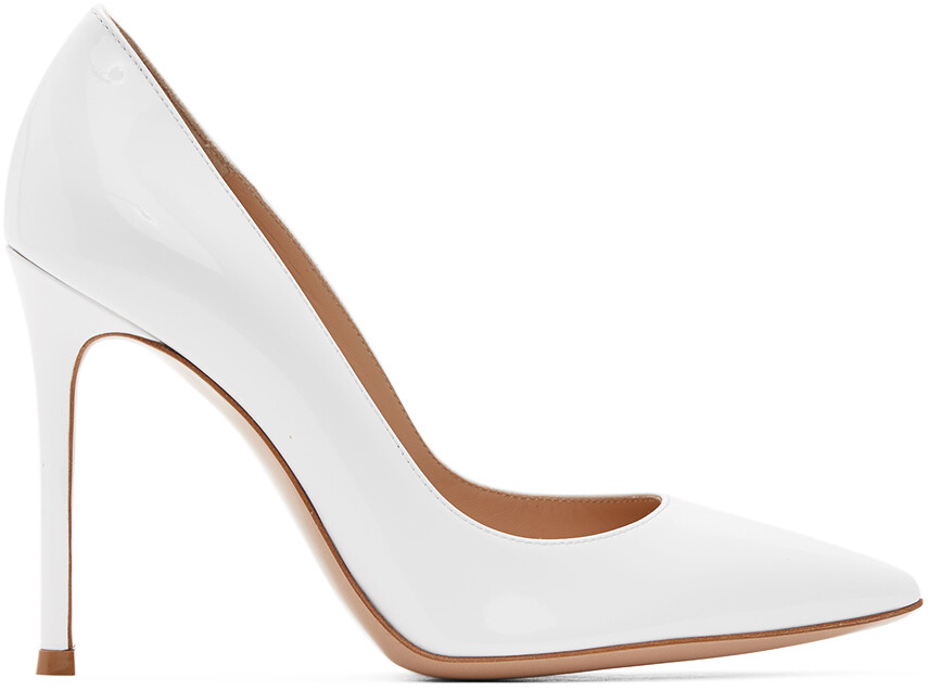 

Белые лакированные туфли-лодочки Gianvito Gianvito Rossi