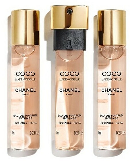 

Парфюмерный набор Chanel Coco Mademoiselle Eau de Parfum Intense Mini Twist and Spray Refill