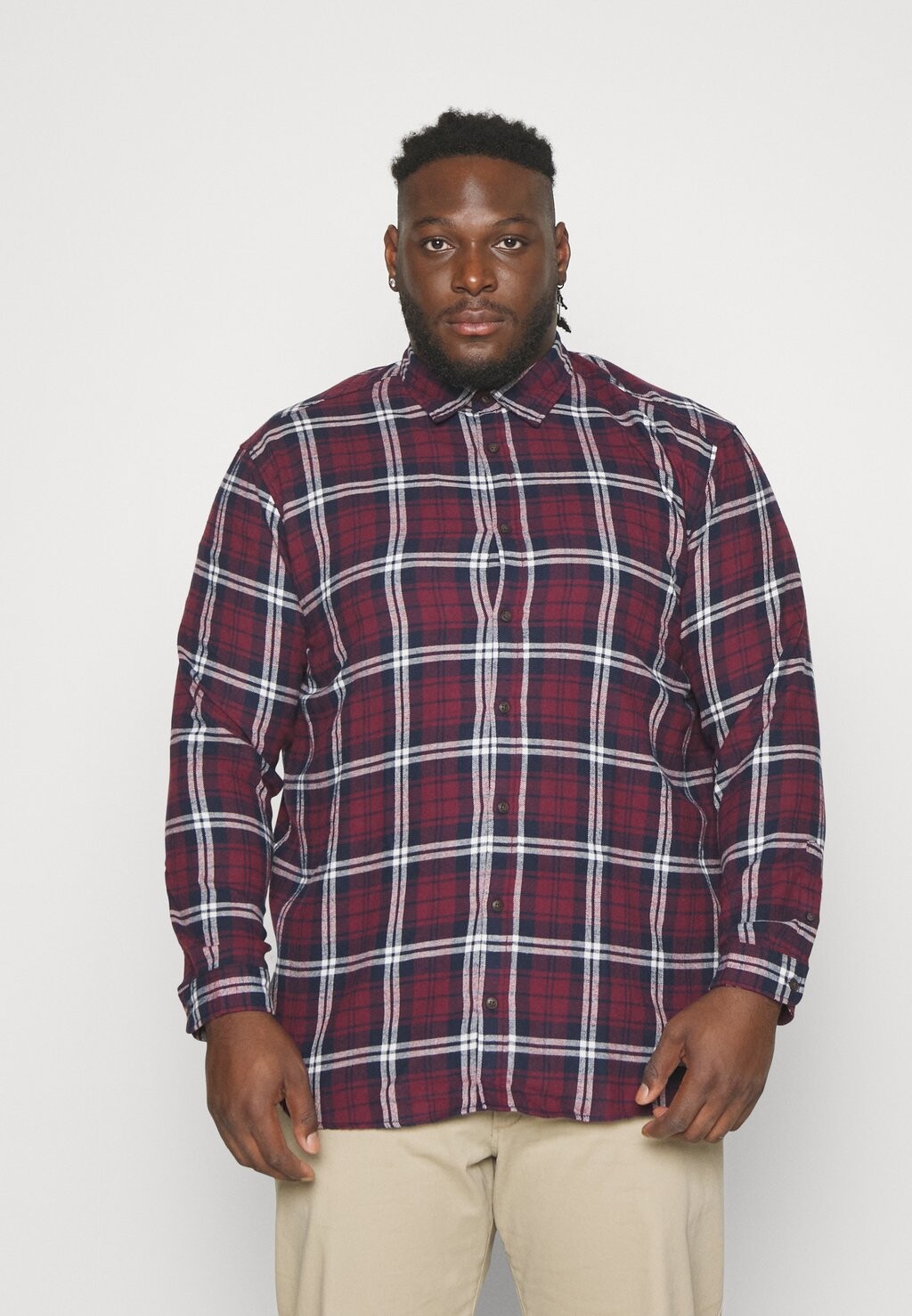 

Рубашка Jack & Jones, бордовый