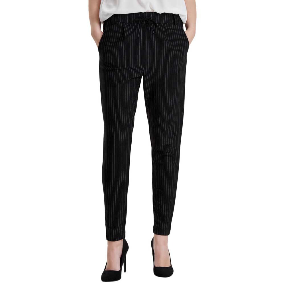 

Брюки Only Poptrash Classic Pinstripe, черный