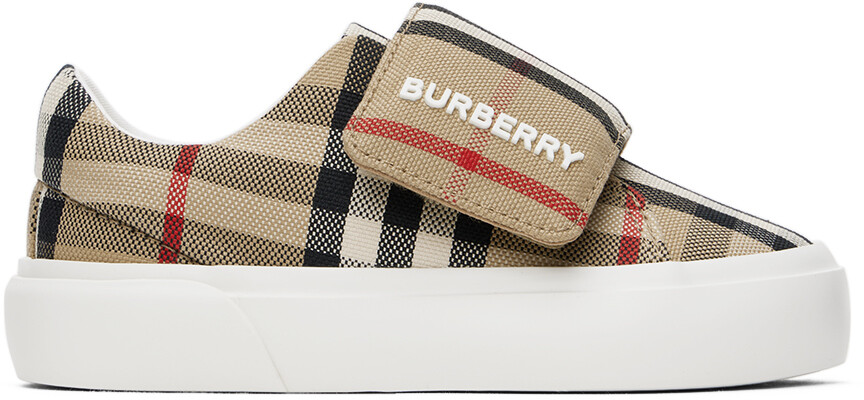 

Кроссовки Baby Beige Check Archive бежевый EU Burberry