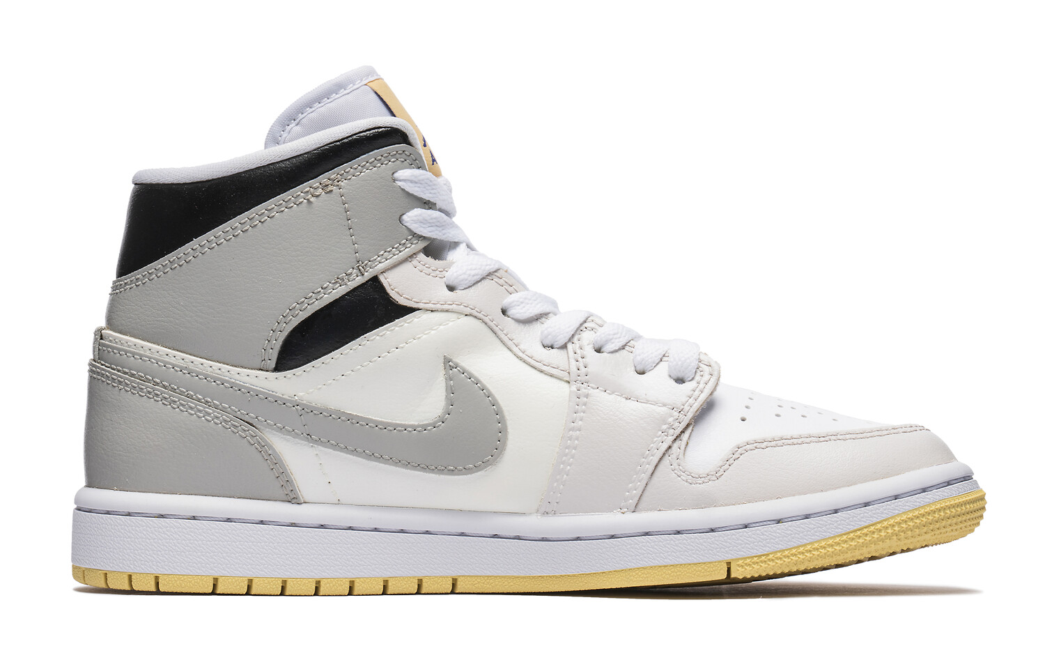 

Баскетбольные кроссовки Air 1 Vintage женские высокие серо-белые Jordan, Белый, Баскетбольные кроссовки Air 1 Vintage женские высокие серо-белые Jordan