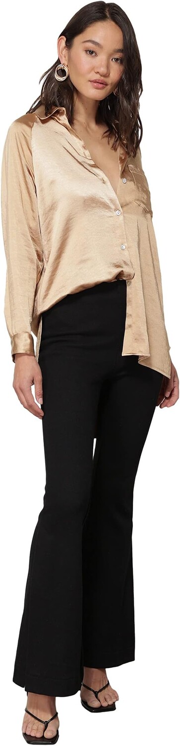 

Рубашка line and dot Dolly Long Sleeve Button-Up, золотой