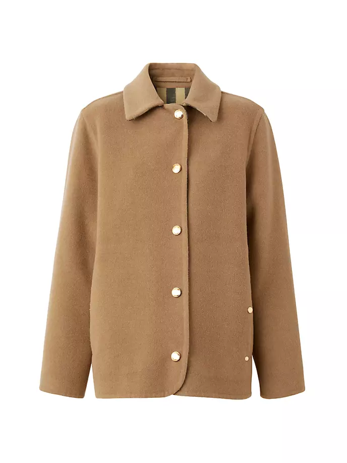 

Шерстяная куртка Ashhill Burberry, цвет archive beige