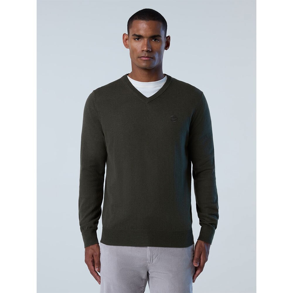 

Свитер North Sails 12GG Knitwear V Neck, серый