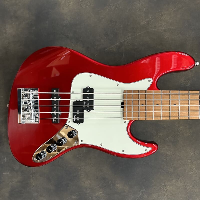 Басс гитара Sadowsky MetroExpress Hybrid P/J Bass 5-String with Maple Fretboard 2023 - Present - Candy Apple Red бас гитара p j белая clevan