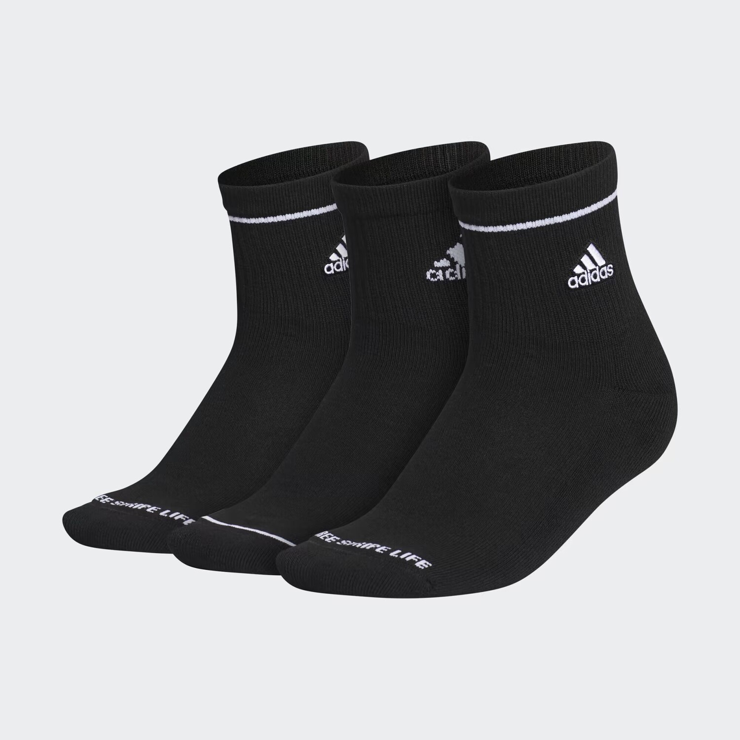 

Мягкие спортивные носки (3 шт.) Adidas, цвет Black/White