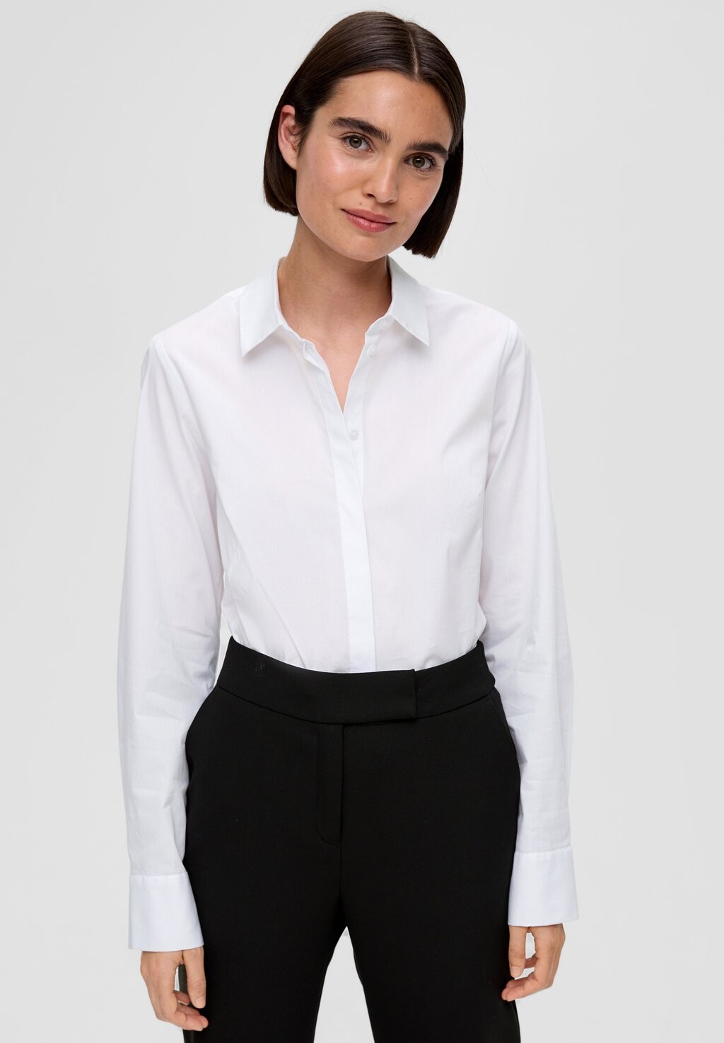 

Рубашка s.Oliver BLACK LABEL, белый