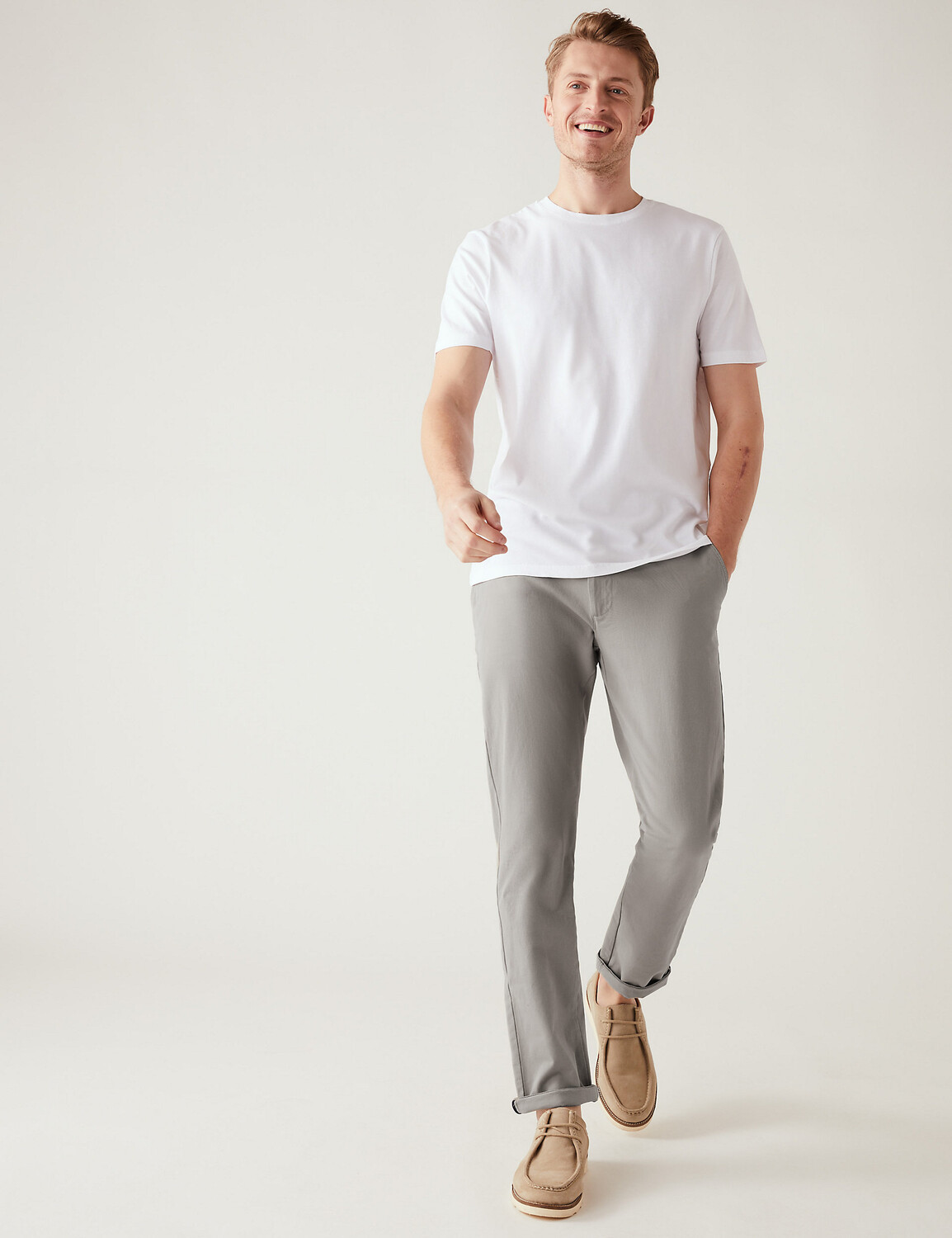 

Узкие брюки чинос Ultimate Fit Marks & Spencer