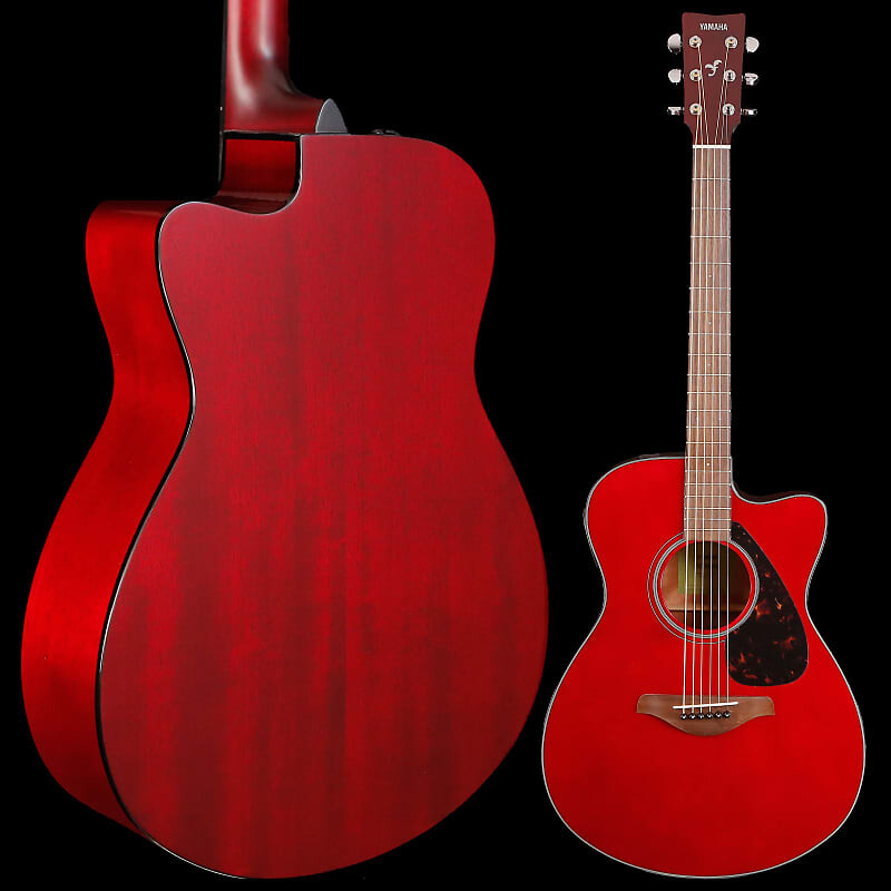 

Yamaha FSX800C RR Ruby Red Small Body Solid Top 4 фунта 1,3 унции