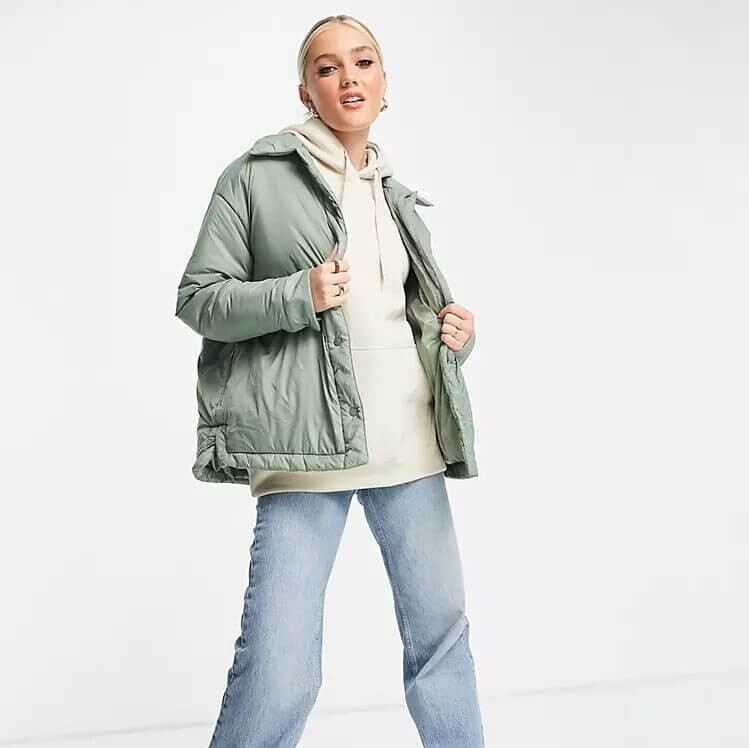 

Куртка Pull&Bear, зеленый