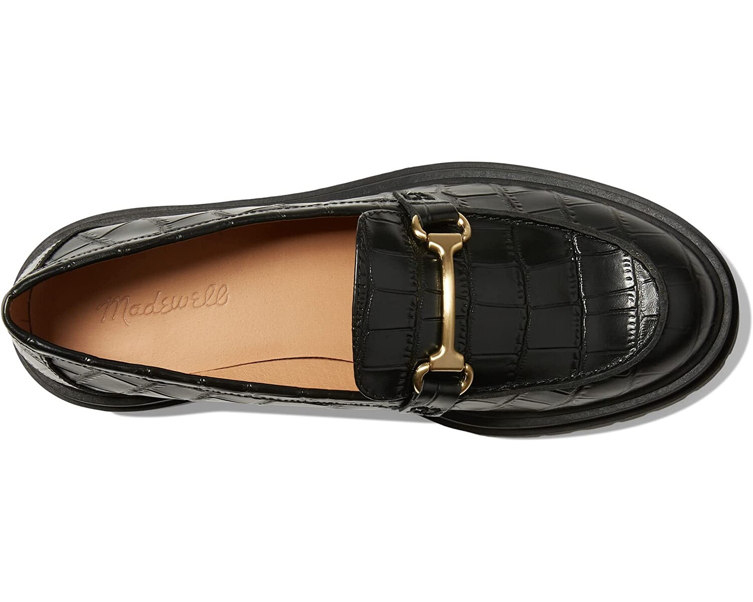 

Лоферы Greenwich Hardware Lug Loafer Madewell, черный