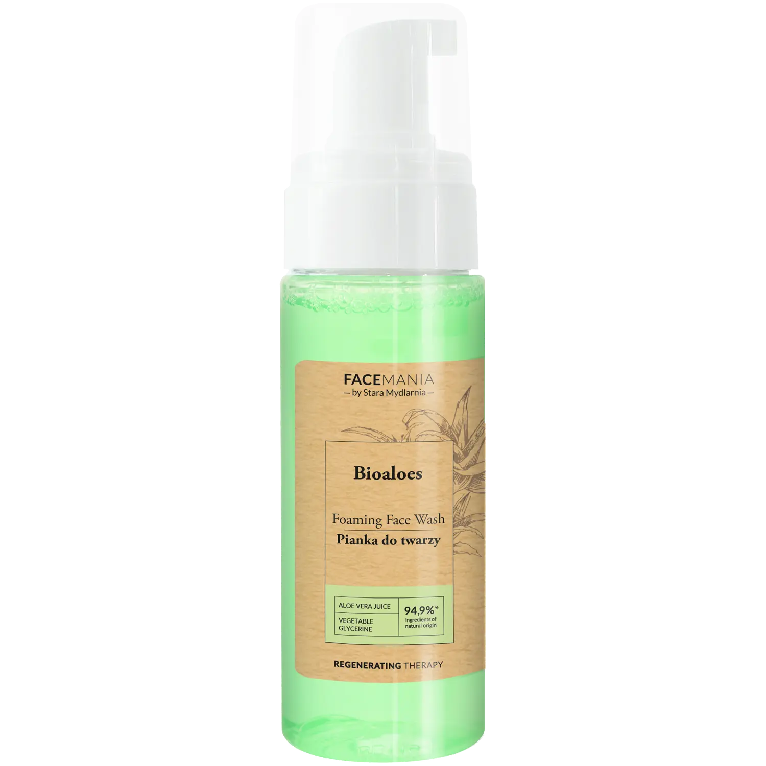 

Facemania Bioaloes пена для умывания лица, 50 мл