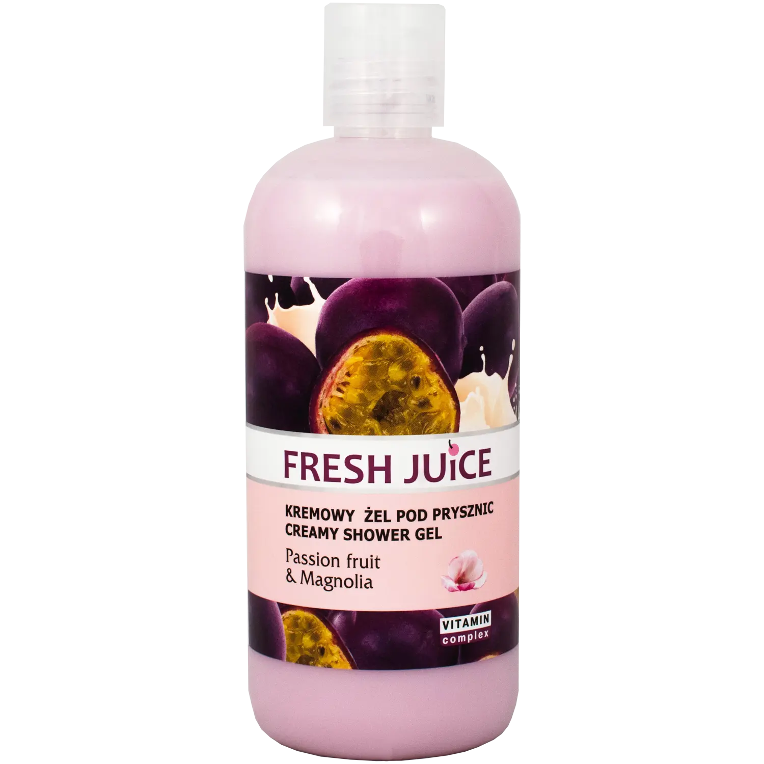 Fresh Juice крем-гель для душа маракуйя и магнолия, 500 мл fresh juice крем гель для душа мандарин и авапухи с маслом камелии 500 мл