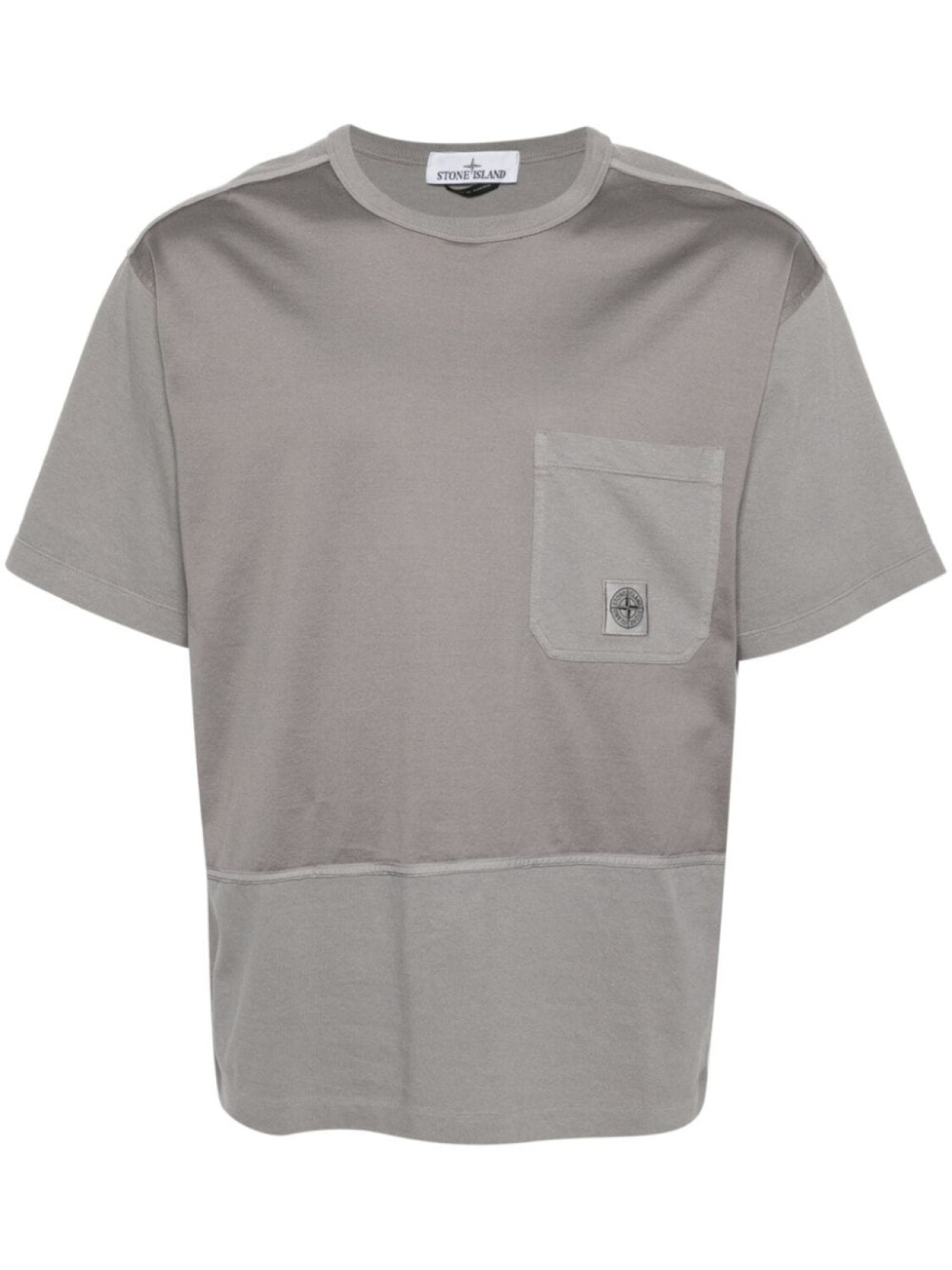 

Stone Island футболка с логотипом Compass, серый