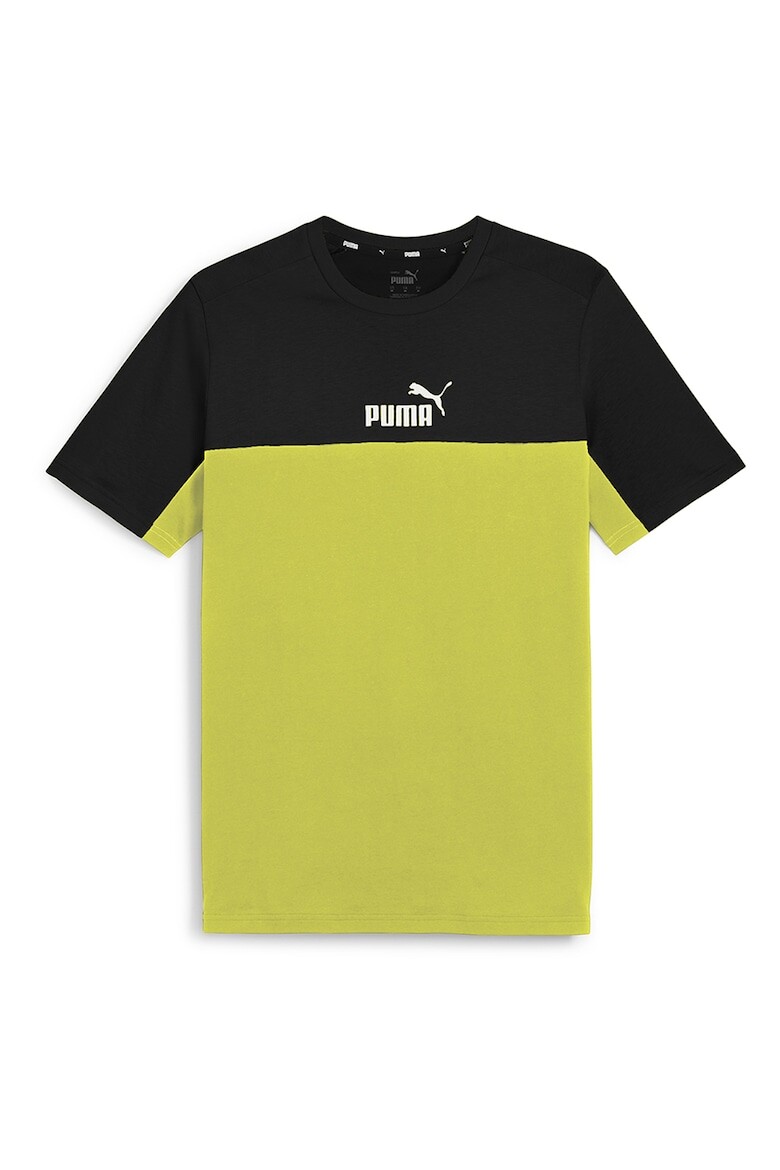 

Хлопковая футболка Essentials+ Block Puma, черный