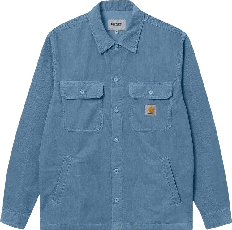 

Рубашка Carhartt WIP Dixon Shirt Jacket 'Icy Water', синий