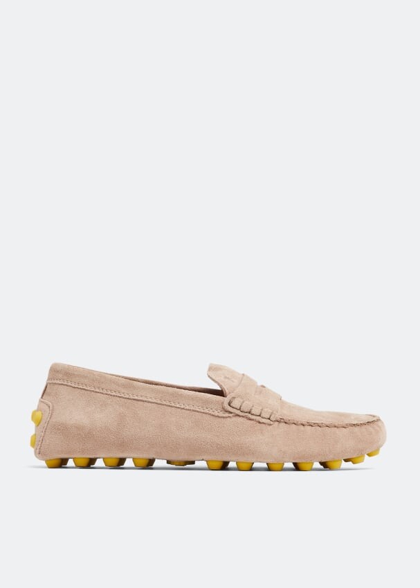 

Лоферы TOD'S Gommino Bubble loafers, бежевый