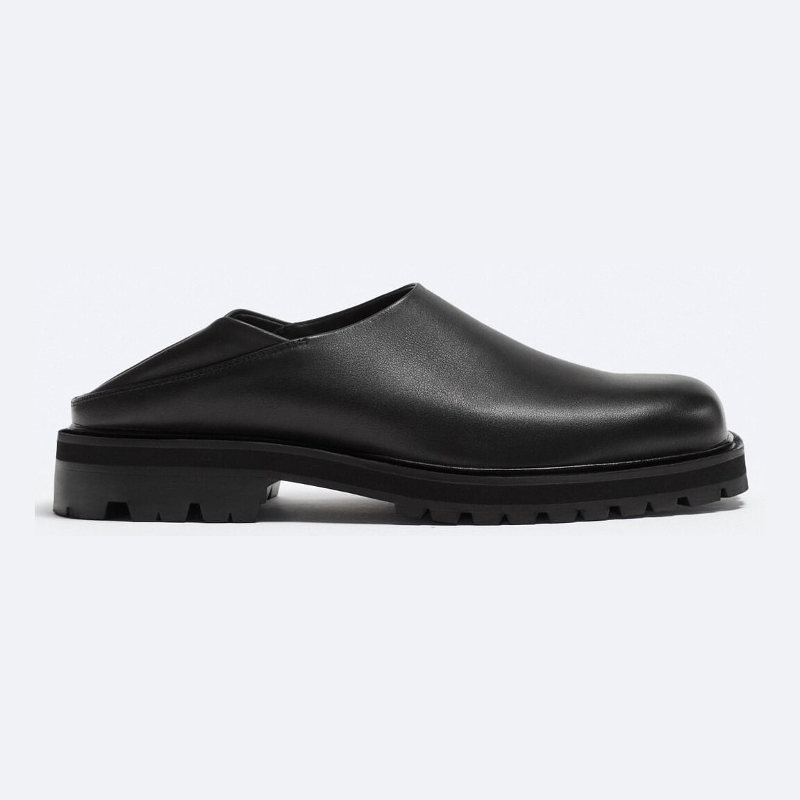

Лоферы Zara Vibram Leather, черный