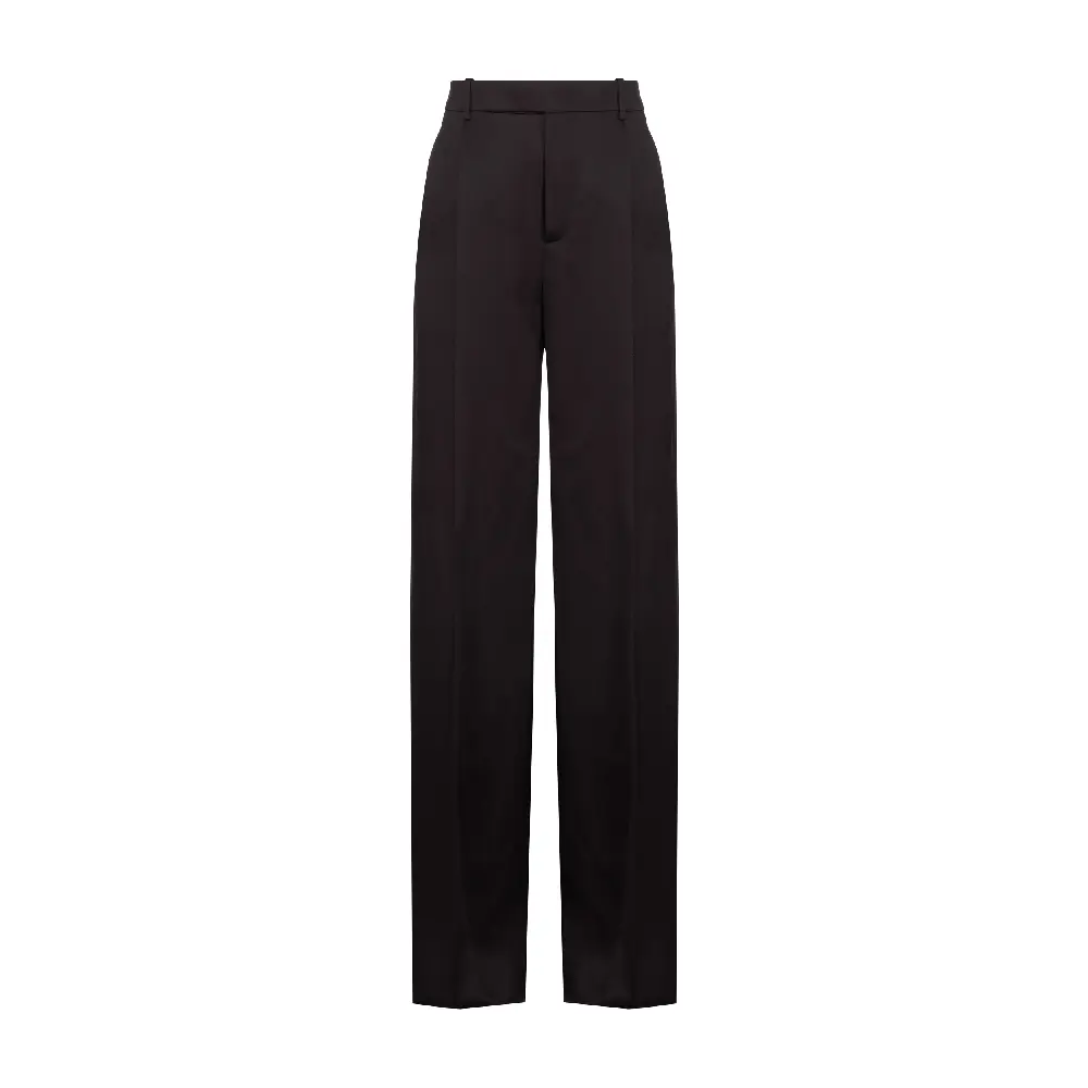 

Широкие брюки Saint Laurent, черный