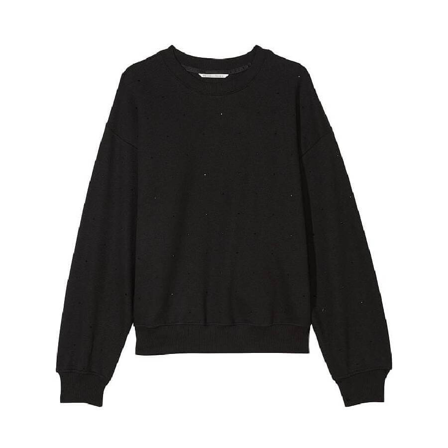 

Толстовка Victoria's Secret Cotton Fleece Oversized, черный