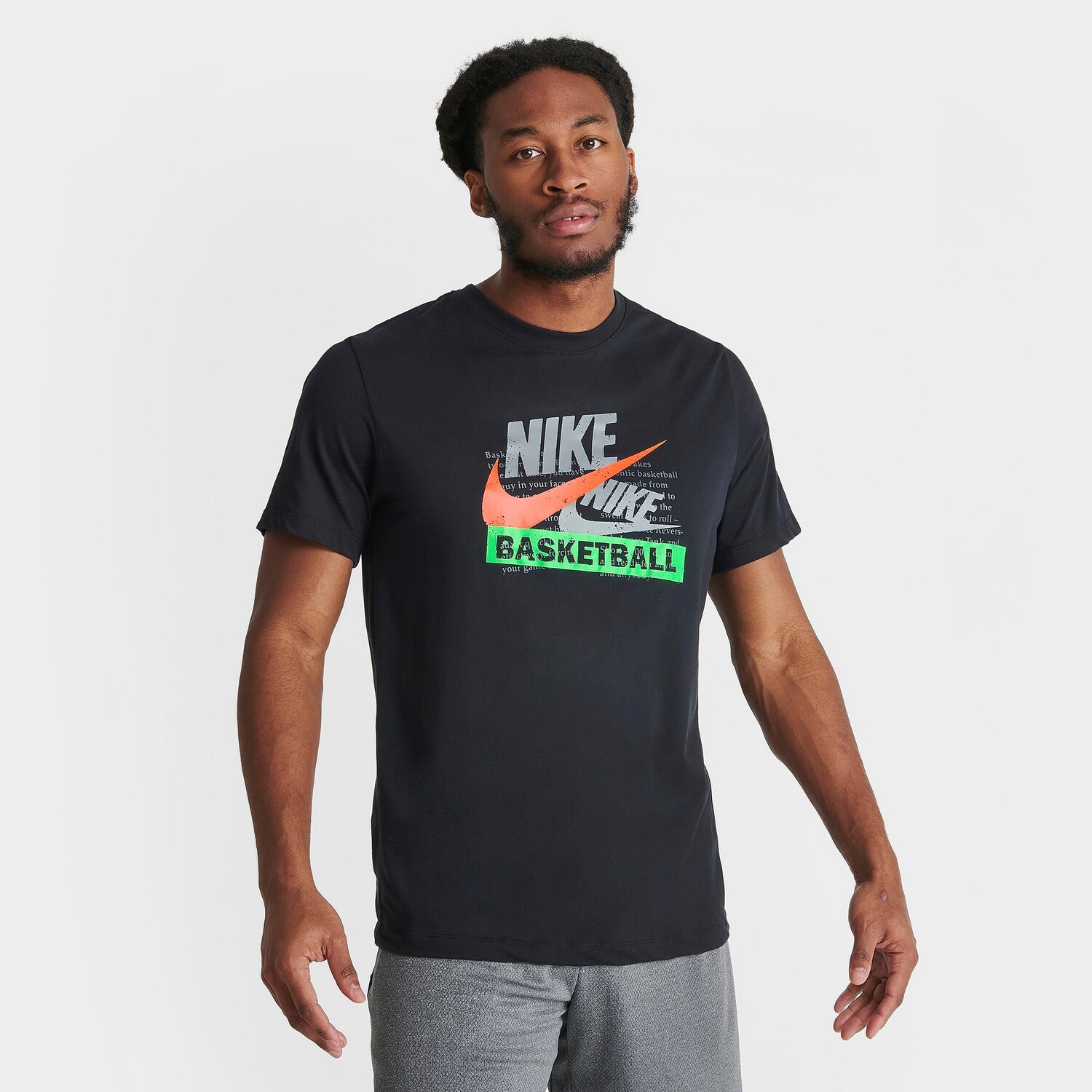 

Мужская баскетбольная футболка Nike Dri-FIT, черный
