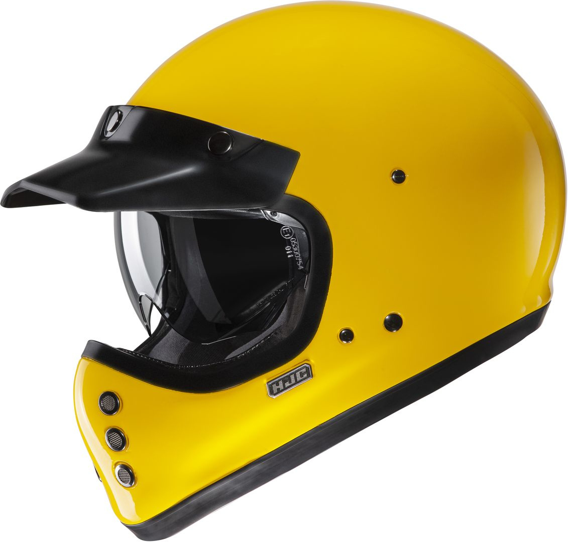 Шлем HJC V60 Solid Deep, желтый фонарь внешнего аккумулятора tac sky v60 совместимый с адаптером invisiono v60