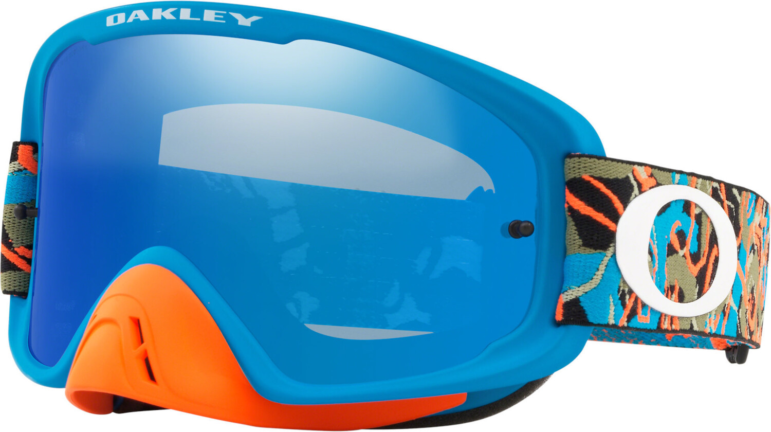 

Очки Oakley O Frame 2.0 Camo Vine для мотокросса, синий/желто-красный