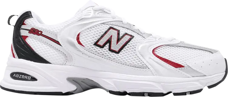 

Кроссовки New Balance 530v2 Retro 'White Silver Red', белый
