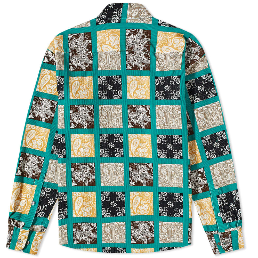 

Рубашка Awake NY Paisley Printed Corduroy Zip Shirt