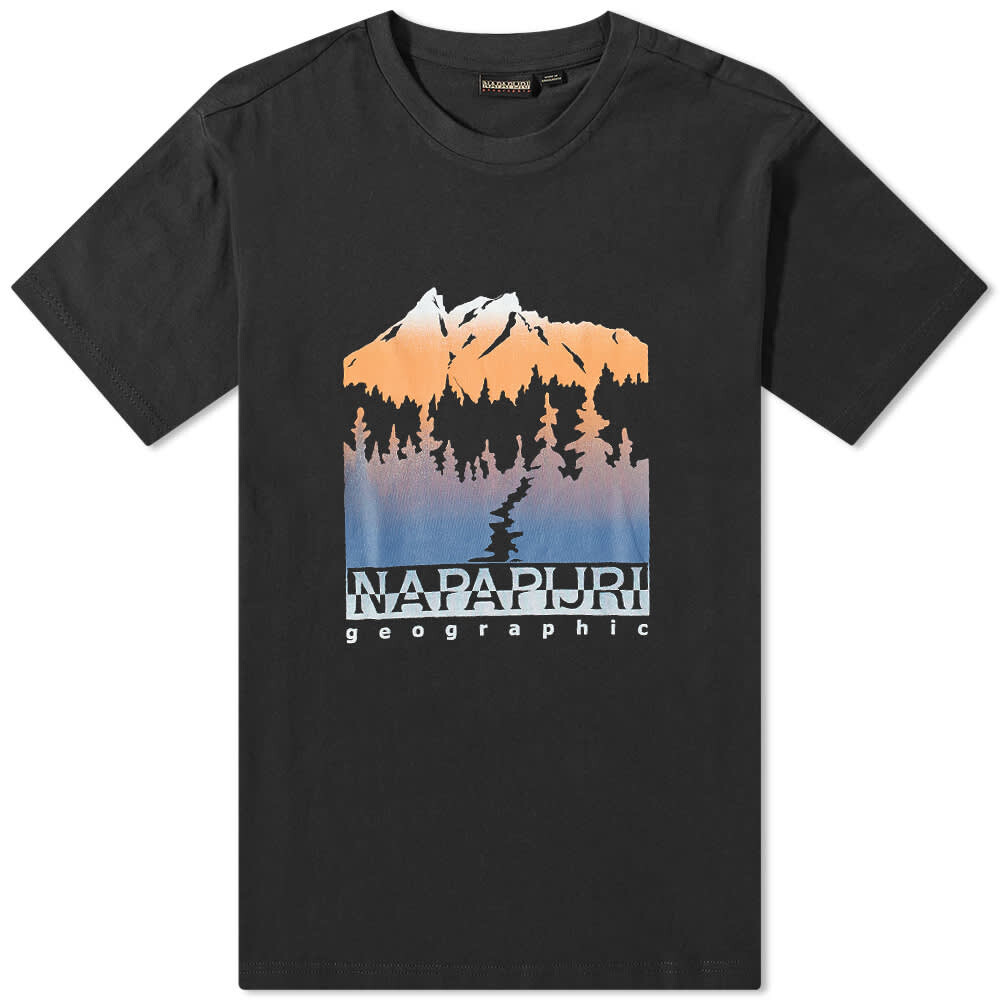

Футболка Napapijri Mountain Print Tee