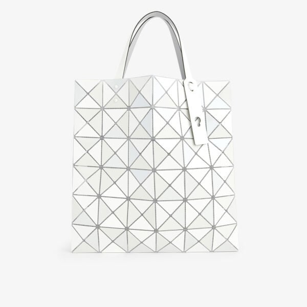 

Сумка-Тоут из ПВХ с геометрическим узором Quatro Bao Bao Issey Miyake, белый