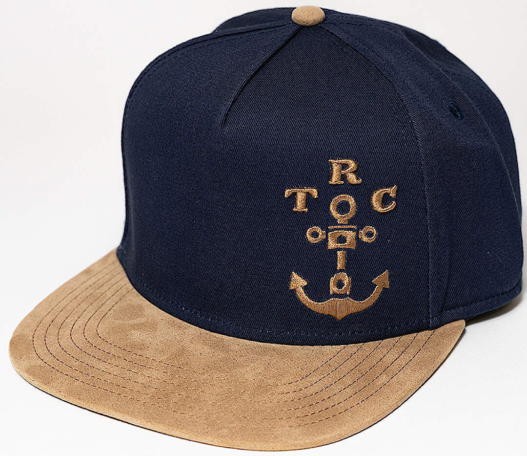 

Кепка Rokker TRC Anchor Snapback, синий/песочный