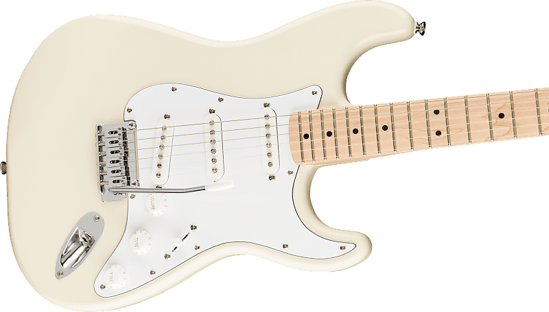 Squier Affinity Series Stratocaster White Накладка Olympic White Affinity Series Stratocaster White Pickguard Olympic White электрогитара fender squier affinity stratocaster hh lrl olympic white