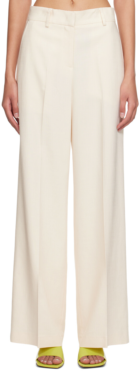 

Прямые брюки Off-White MSGM, Белый, Прямые брюки Off-White MSGM